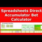 horse bet accumulator calculator